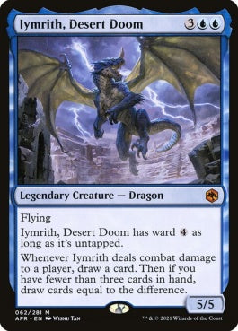 naokuroshop MTG [AFR][062][青][M][EN][砂漠滅ぼし、イムリス/Iymrith, Desert Doom]（foil） NM