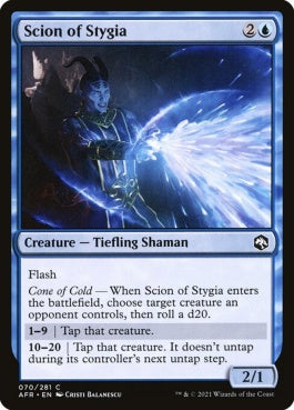 naokuroshop MTG [AFR][070][青][C][EN][ステュギアの末裔/Scion of Stygia]（foil） NM