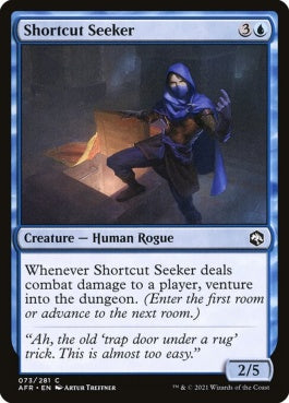 naokuroshop MTG [AFR][073][青][C][EN][近道探し/Shortcut Seeker]（foil） NM