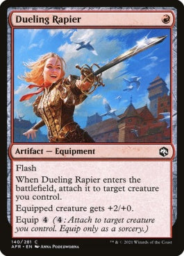 naokuroshop MTG [AFR][140][赤][C][EN][決闘のレイピア/Dueling Rapier] NM