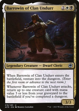 naokuroshop MTG [AFR][218][多][U][EN][ウンドゥル族のバローウィン/Barrowin of Clan Undurr]（foil） NM