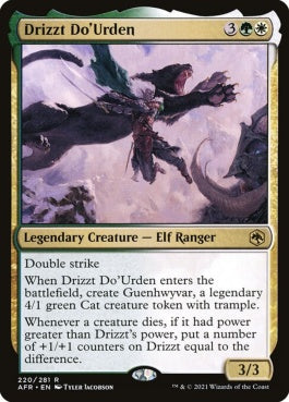 naokuroshop MTG [AFR][220][多][R][EN][ドリッズト・ドゥアーデン/Drizzt Do'Urden]（foil） NM