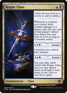 naokuroshop MTG [AFR][230][多][R][EN][ローグ・クラス/Rogue Class]（foil） NM