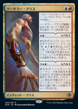 naokuroshop MTG [AFR][233][多][R][JP][ソーサラー・クラス/Sorcerer Class]（foil） NM