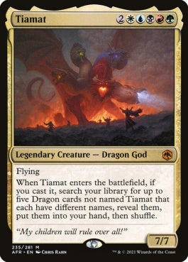 naokuroshop MTG [AFR][235][多][M][EN][ティアマト/Tiamat]（foil） NM