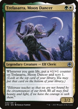 naokuroshop MTG [AFR][236][多][U][EN][月の踊り手、トレラッサーラ/Trelasarra, Moon Dancer]（foil） NM