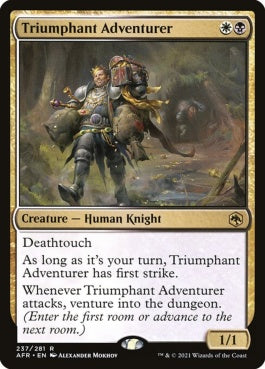 naokuroshop MTG [AFR][237][多][R][EN][勝利した冒険者/Triumphant Adventurer] NM