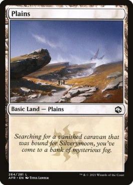 naokuroshop MTG [AFR][264][土地][C][EN][平地/Plains]（foil） NM