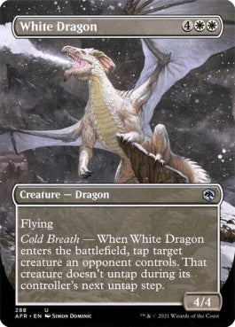 naokuroshop MTG [AFR][288][白][U][EN][ホワイト・ドラゴン/White Dragon]（foil） NM