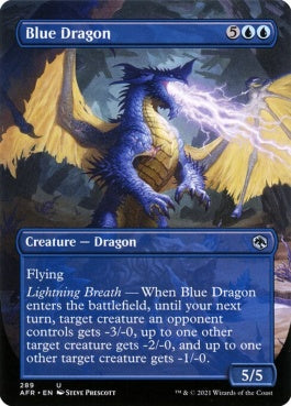 naokuroshop MTG [AFR][289][青][U][EN][ブルー・ドラゴン/Blue Dragon]（foil） NM