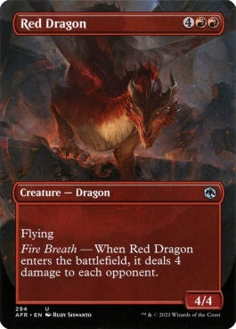 naokuroshop MTG [AFR][294][赤][U][EN][レッド・ドラゴン/Red Dragon]（foil） NM