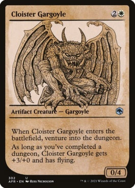 naokuroshop MTG [AFR][302][白][U][EN][回廊のガーゴイル/Cloister Gargoyle] NM