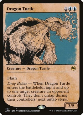 naokuroshop MTG [AFR][307][青][R][EN][竜亀/Dragon Turtle]（foil） NM