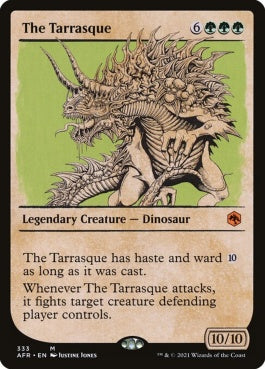 naokuroshop MTG [AFR][333][緑][M][EN][タラスク/The Tarrasque] NM