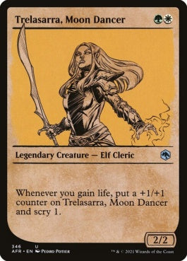 naokuroshop MTG [AFR][346][多][U][EN][月の踊り手、トレラッサーラ/Trelasarra, Moon Dancer/Trelasarra, Moon Dancer]（foil） NM