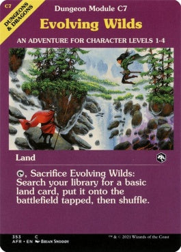 naokuroshop MTG [AFR][353][土地][C][EN][進化する未開地/Evolving Wilds] NM