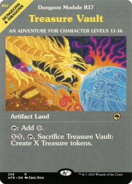 naokuroshop MTG [AFR][358][土地][R][EN][宝物庫/Treasure Vault]（foil） NM