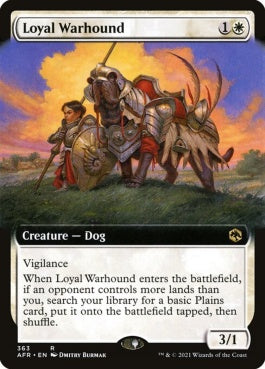 naokuroshop MTG [AFR][363][白][R][EN][忠実な軍用犬/Loyal Warhound] NM