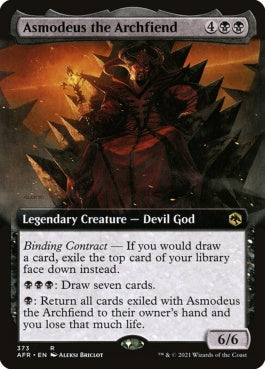 naokuroshop MTG [AFR][373][黒][R][EN][アーチフィーンド、アスモデウス/Asmodeus the Archfiend] NM