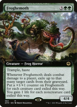 naokuroshop MTG [AFR][384][緑][R][EN][フロギーモス/Froghemoth] NM