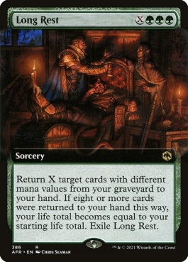 naokuroshop MTG [AFR][386][緑][R][EN][大休憩/Long Rest]（foil） NM