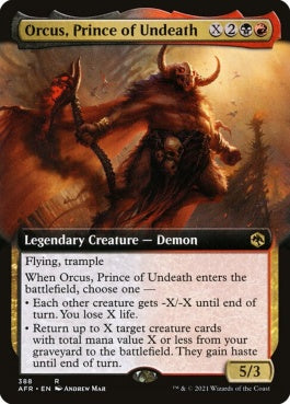 naokuroshop MTG [AFR][388][多][R][EN][不死のプリンス、オルクス/Orcus, Prince of Undeath] NM