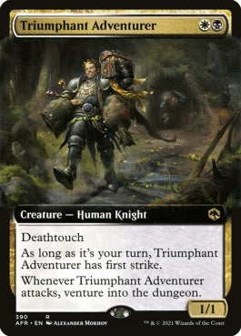 naokuroshop MTG [AFR][390][多][R][EN][勝利した冒険者/Triumphant Adventurer]（foil） NM