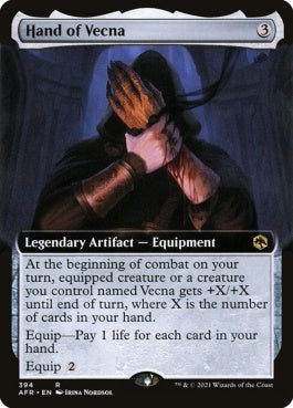 naokuroshop MTG [AFR][394][茶][R][EN][ハンド・オヴ・ヴェクナ/Hand of Vecna]（foil） NM