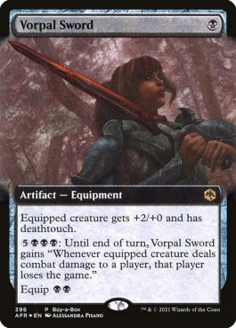 naokuroshop MTG [AFR][396][黒][R][EN][ヴォーパル・ソード/Vorpal Sword] NM