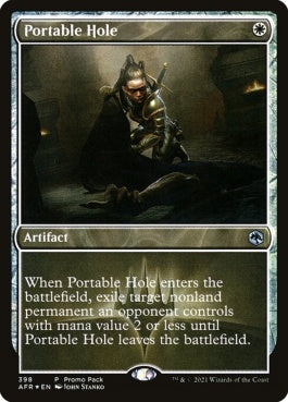 naokuroshop MTG [AFR][398][白][U][EN][ポータブル・ホール/Portable Hole]（foil） NM