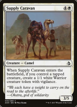 naokuroshop MTG [AKH][030][白][C][EN][補給の隊商/Supply Caravan] NM