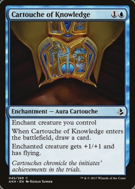 naokuroshop MTG [AKH][045][青][C][EN][知識のカルトーシュ/Cartouche of Knowledge] NM