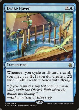 naokuroshop MTG [AKH][051][青][R][EN][ドレイクの安息地/Drake Haven] NM