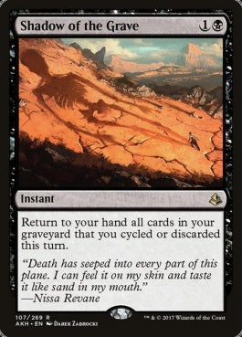 naokuroshop MTG [AKH][107][黒][R][EN][葬送の影/Shadow of the Grave] NM