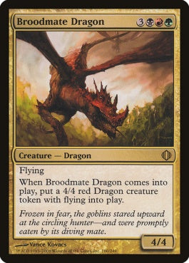 naokuroshop MTG [ALA][160][多][R][EN][若き群れのドラゴン/Broodmate Dragon] NM