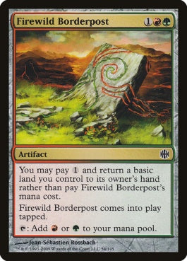 naokuroshop MTG [ARB][054][多][C][EN][火荒の境界石/Firewild Borderpost] NM