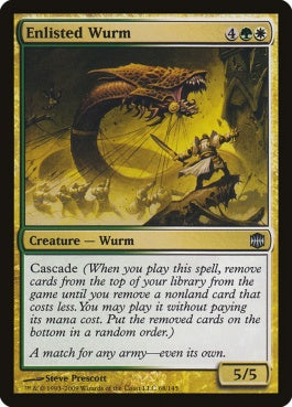 naokuroshop MTG [ARB][068][多][U][EN][徴兵されたワーム/Enlisted Wurm] NM