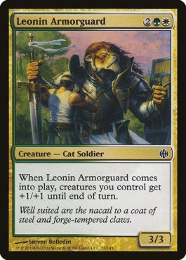 naokuroshop MTG [ARB][072][多][C][EN][レオニンの鎧守護兵/Leonin Armorguard] NM