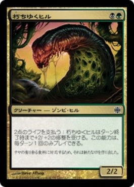 naokuroshop MTG [ARB][095][多][C][JP][朽ちゆくヒル/Putrid Leech] NM