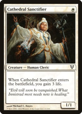 naokuroshop MTG [AVR][011][白][C][EN][大聖堂の聖別者/Cathedral Sanctifier] NM