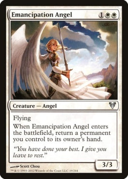 naokuroshop MTG [AVR][019][白][U][EN][解放の天使/Emancipation Angel] NM