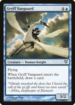 naokuroshop MTG [AVR][059][青][C][EN][グリフの先兵/Gryff Vanguard] NM