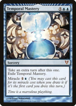 naokuroshop MTG [AVR][081][青][M][EN][時間の熟達/Temporal Mastery] NM