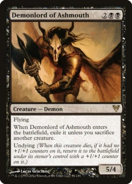 naokuroshop MTG [AVR][096][黒][R][EN][灰口の悪魔王/Demonlord of Ashmouth] NM