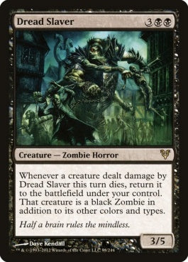 naokuroshop MTG [AVR][098][黒][R][EN][戦慄の奴隷商人/Dread Slaver] NM