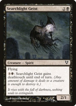 naokuroshop MTG [AVR][119][黒][C][EN][照明灯の霊/Searchlight Geist] NM