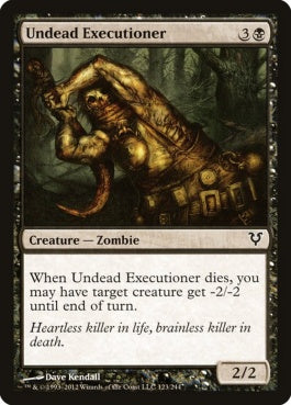 naokuroshop MTG [AVR][123][黒][C][EN][アンデッドの処刑人/Undead Executioner] NM