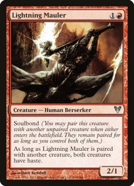 naokuroshop MTG [AVR][144][赤][U][EN][稲妻のやっかいもの/Lightning Mauler] NM