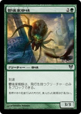 naokuroshop MTG [AVR][180][緑][U][JP][鬱後家蜘蛛/Gloomwidow] NM