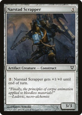 naokuroshop MTG [AVR][218][茶][C][EN][ナースタードの潰し屋/Narstad Scrapper] NM